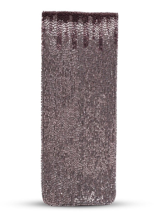 MARKQUES Magenta Cutdana Embellished Mobile Sling Bag - Image 2
